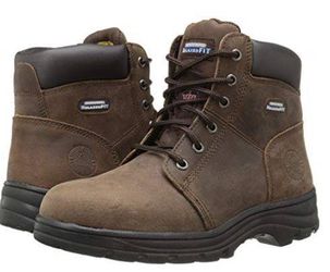 NEW Women Size 5 STEEL TOE boots Work Women's Skechers