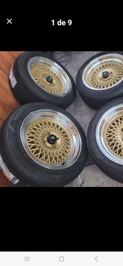 4 Wheel 15x8 4 Lugs 4x100 New rims and tires