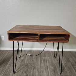 Desk with USB/Outlet Ports