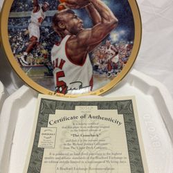 Michael Jordan Hamilton Collection Plates