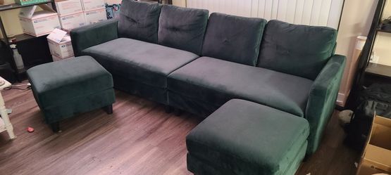 Green Sectional Couch