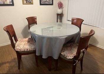 Dining Table Set With 4 Chairs