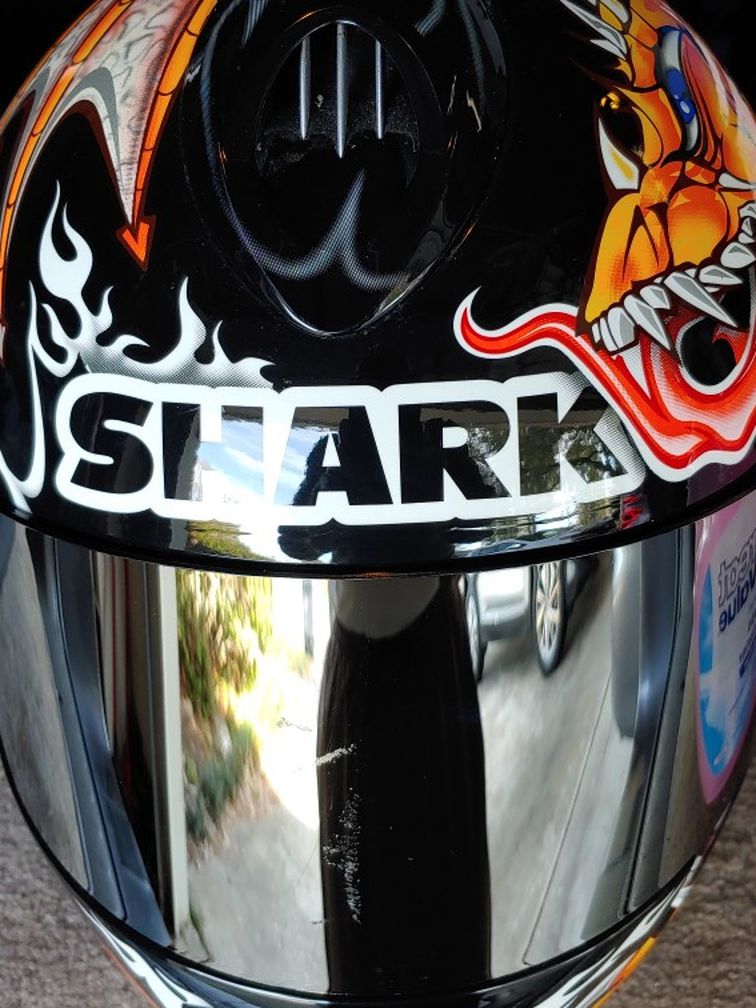 Shark Motorcycle Helmet - Sz Large