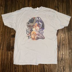 Vintage Star Wars Episode IV A New Hope Graphic T-Shirt Tee Size XXL