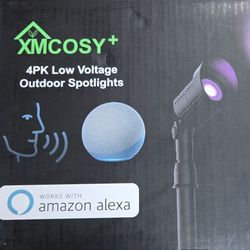 4 Pack Outdoor RBG LED Spotlights