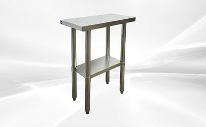 12W x 24D x34H All Stainless Steel Table NSF HN-WT2412-SB