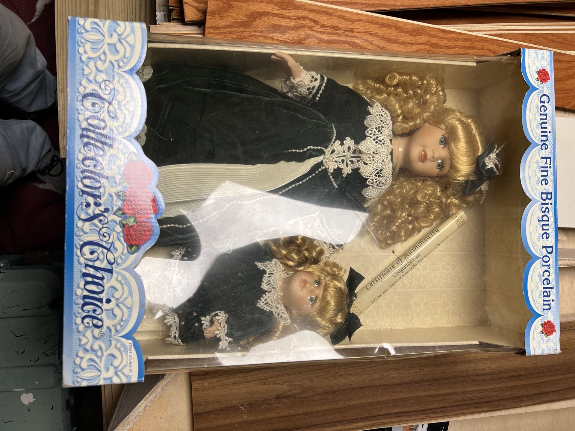 Genuine Fine Bisque Porcelain Dolls