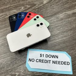 Apple IPhone 12 5G - Black Friday ! 10% Off! $1 DOWN Today