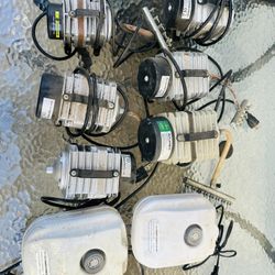 Industrial Air Pump Lots Of 8  ( Aquarium Aquaponic ) 