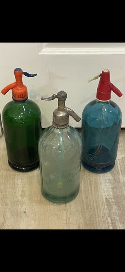 Antique Soda Siphons - Glass