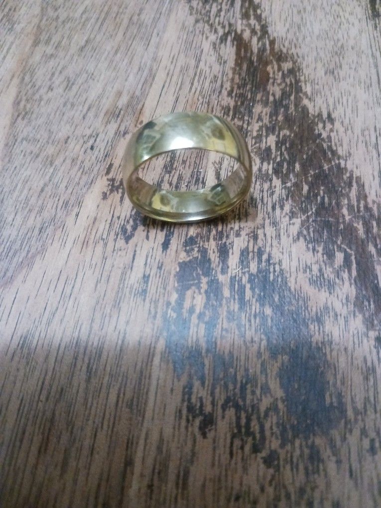 Silver Man Ring Size 10