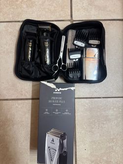 Wahl magic clipper set and Andis Shaver plus