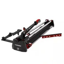Husky 28 in. Tile Cutter with Tungsten Carbide Blade and Adjustable Gauge