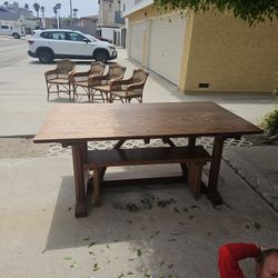 Table And Bench