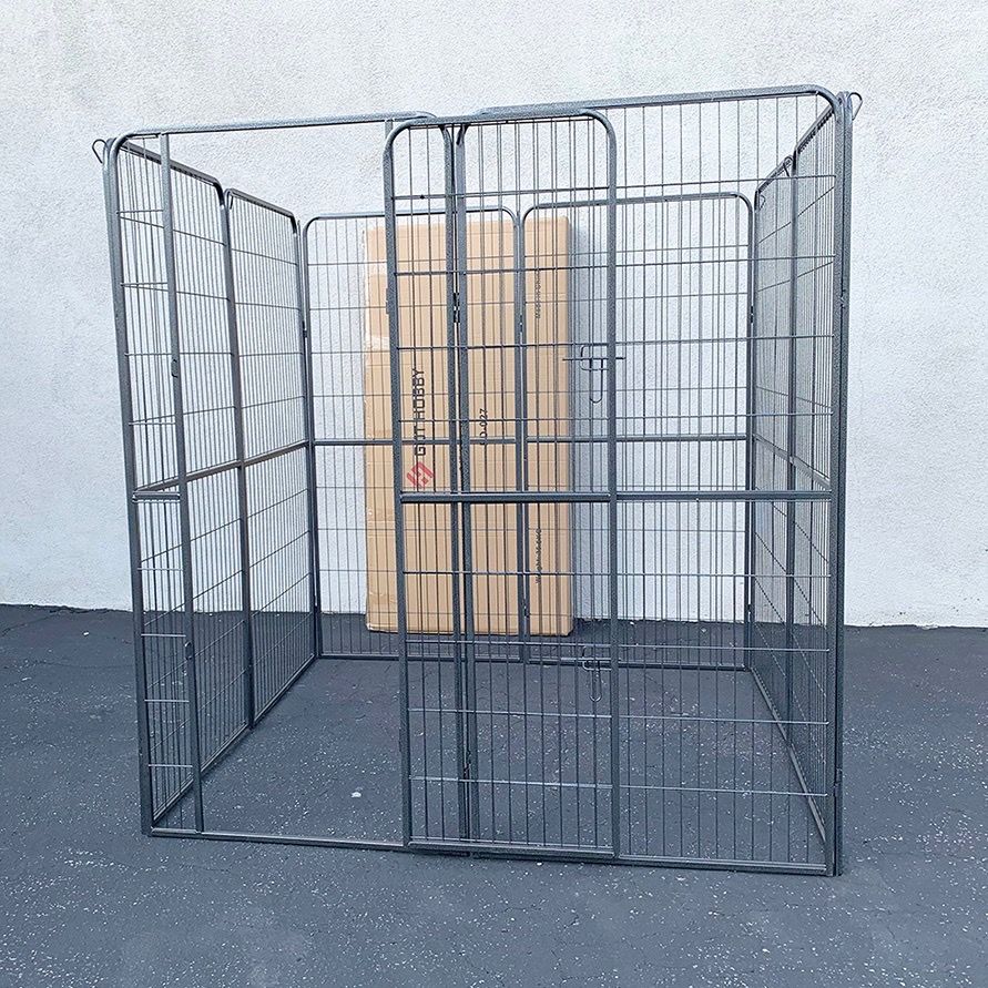 (Brand New) $180 Heavy Duty 5x5x5ft Tall 8-Panel Pet Playpen Dog Crate Kennel Exercise Cage Fence