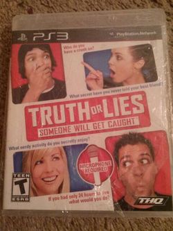 Truth or lies Ps3 Brand New