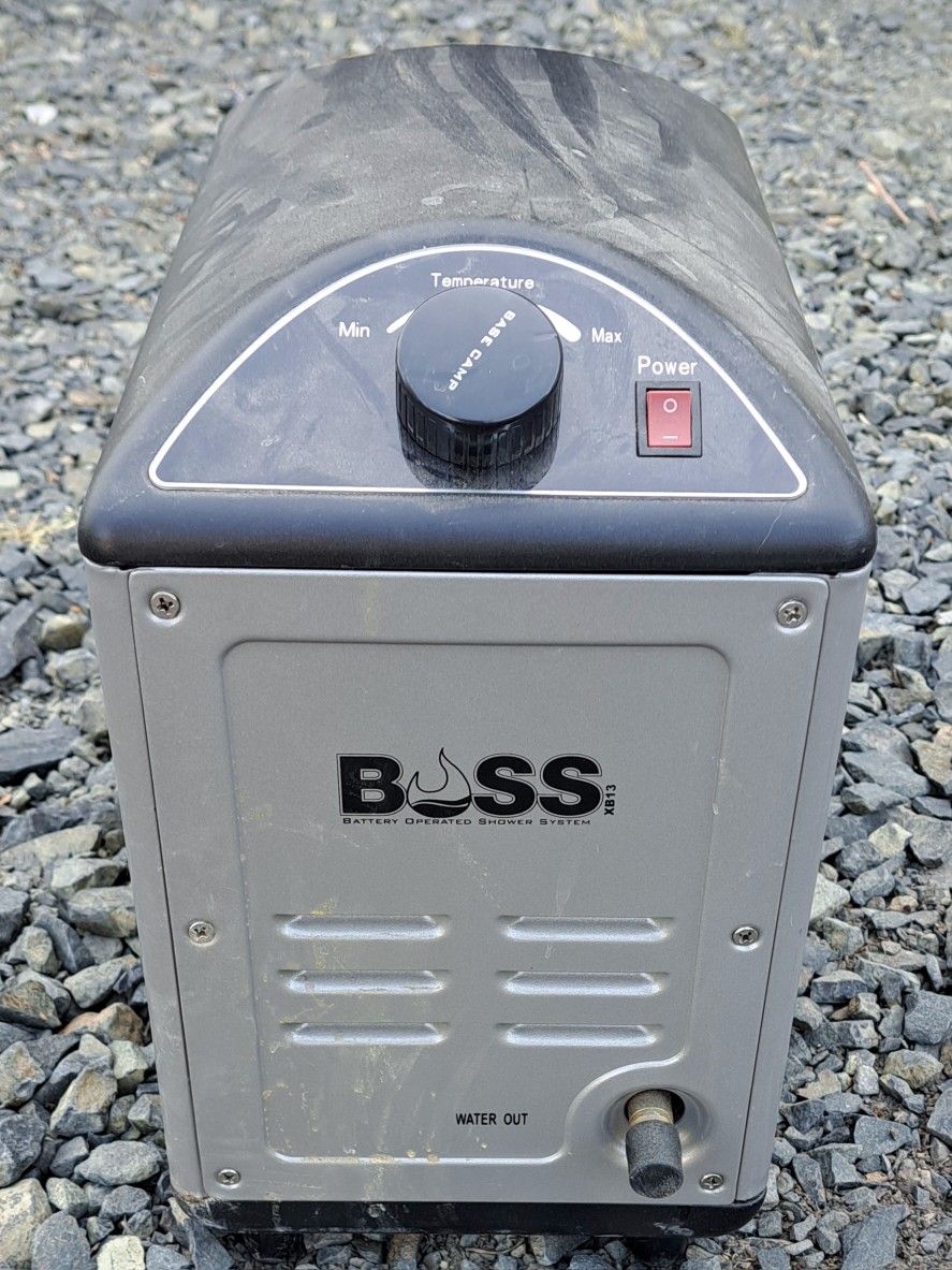 BOSS Battery/propane Operated Shower System
