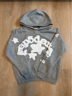 Gray spider hoodie