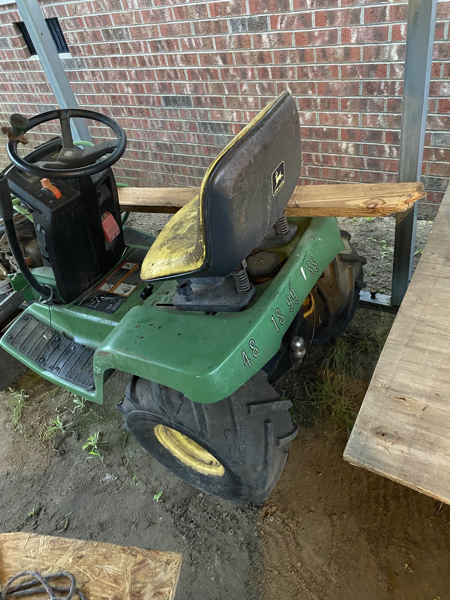 As Is. Needs A Battery John Deere