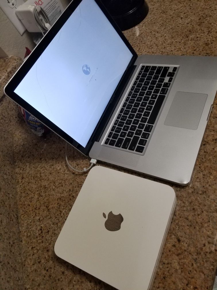 Apple MacBook Pro and Apple 1TB Time Capusule