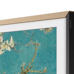 SAMSUNG 50-inch The Frame Customizable Bezel, Modern Teak (VG-SCFA50TKBZA, 2021 Model)