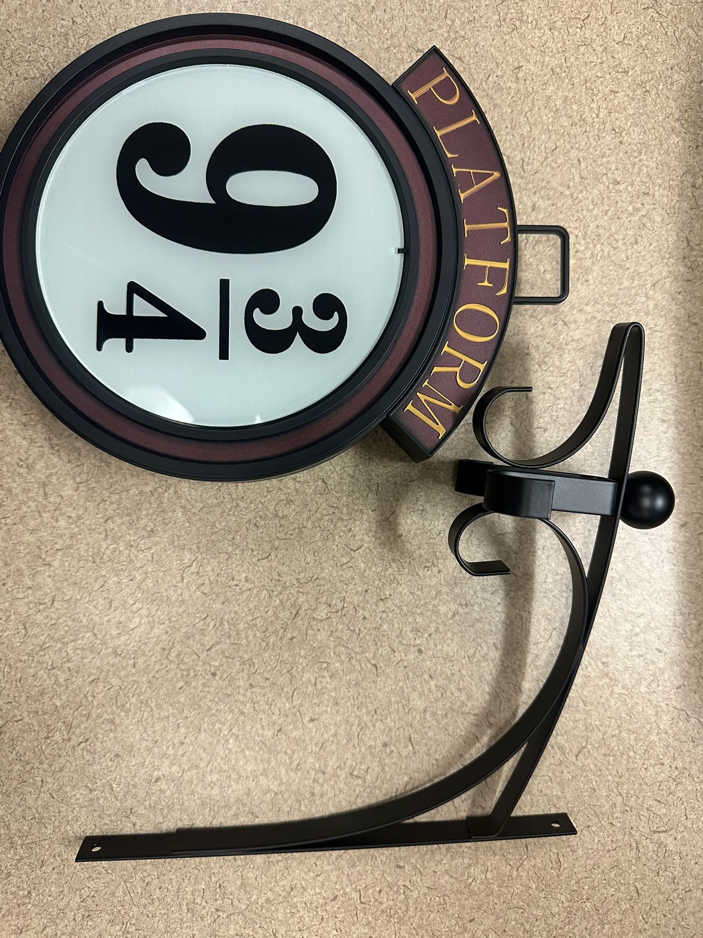 Harry Potter Platform 9 3/4 Light Up Sign