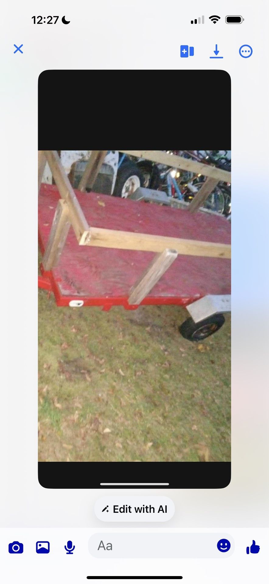 Tilt Trailer. Like New