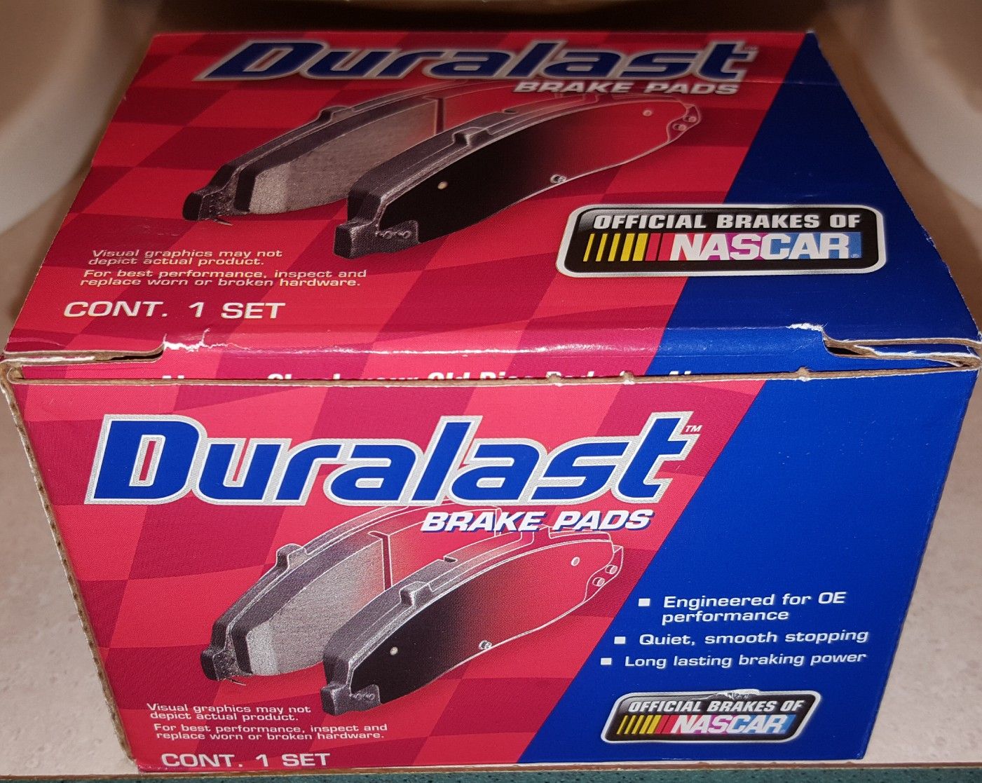 DURALAST D1212 BRAKE PAD SET TOYOTA