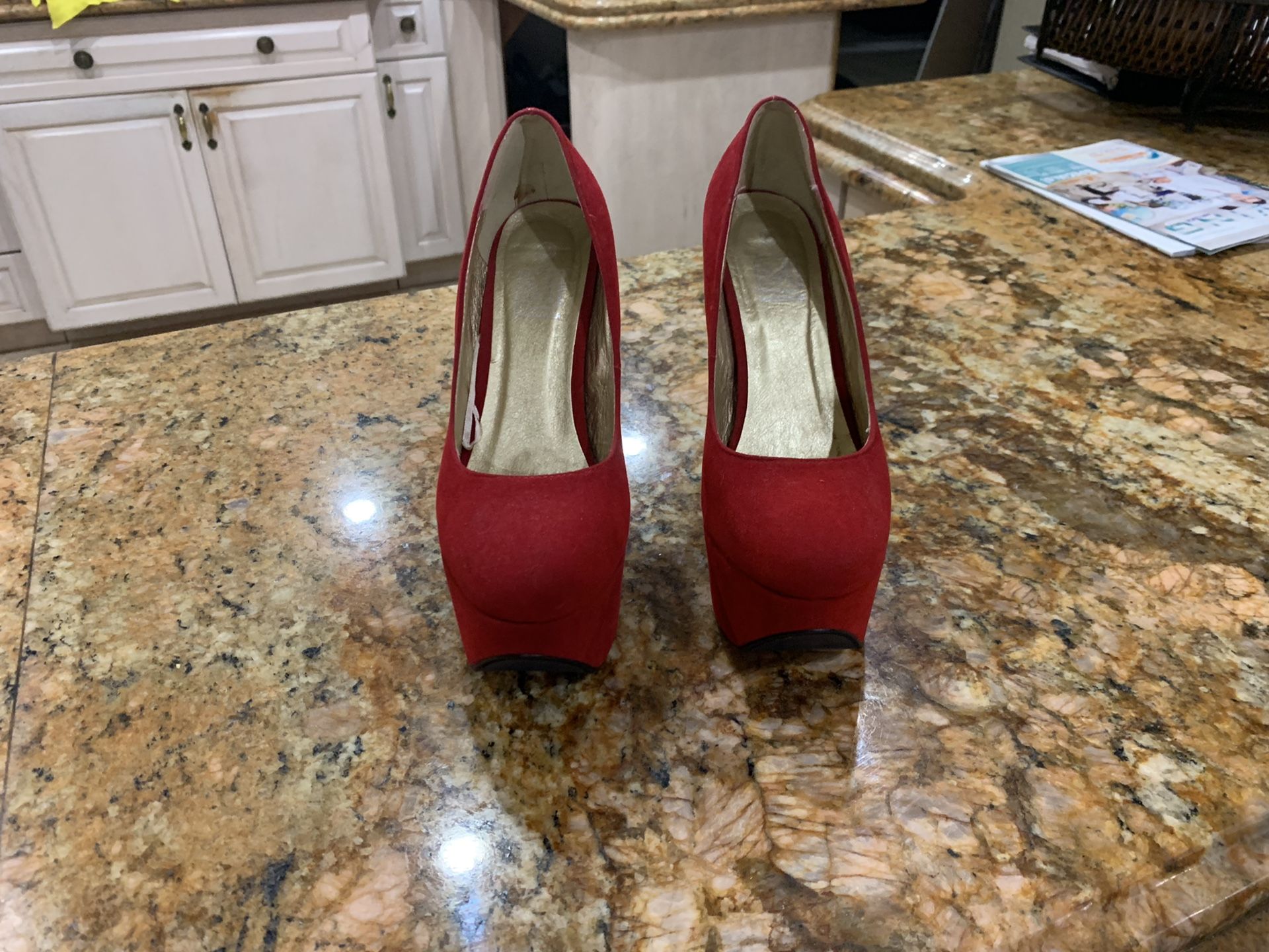 High red heels as new, little use