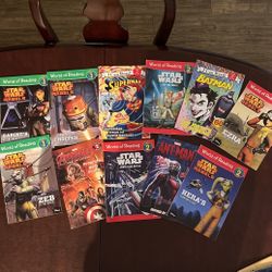 World of reading Books. Star Wars / Marvel / DC comics