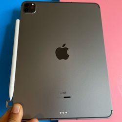  128GB Apple IPad Pro 11” 3rd Generation (2021 model / M1 chip ) WiFi + Cellular (5G / Unlocked) with pen, keyboard & Accessories (256gb $679) 