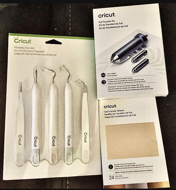 Cricut Weeding/Foil transfer kit & Blades Bundle