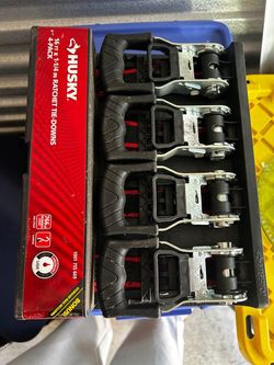 Husky 16 ft Ratchet Tie-Downs 4-Pack