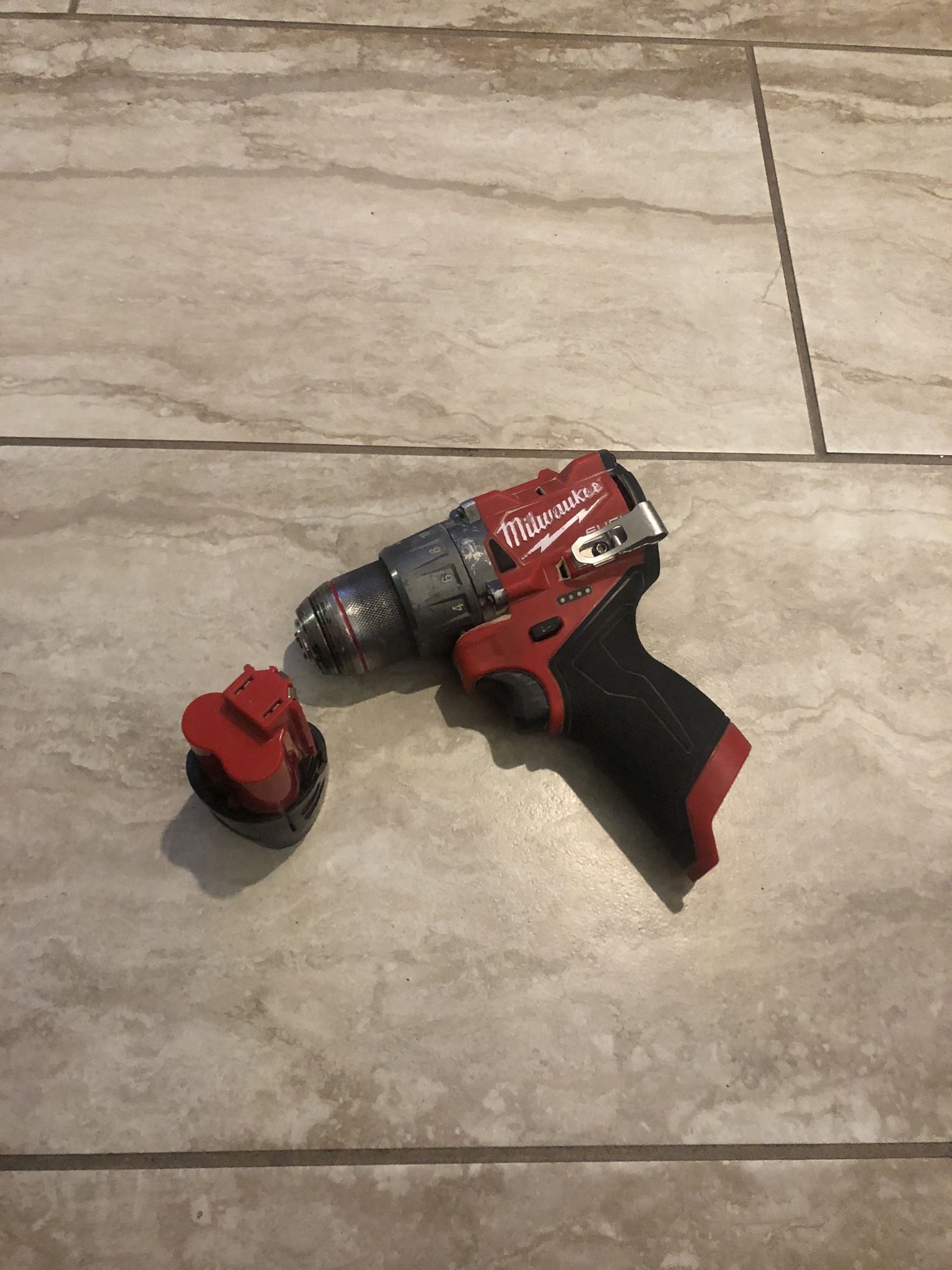 Milwaukee Hammer drill/ Driver With Battery