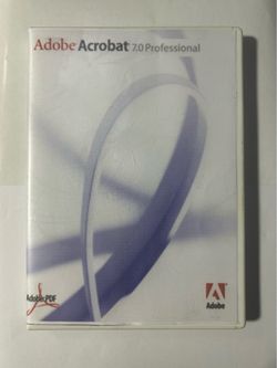 Adobe Acrobat 7 Pro DVD - Lifetime Key for Windows