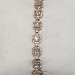 10k Diamond Tennis Bracelet 