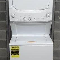 GE Spacemaker 27" Stacked Washer & Electric Dryer Combo - GUD27ESSM1WW