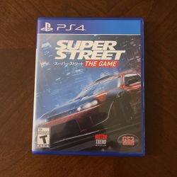 PS4 Super Street The Game