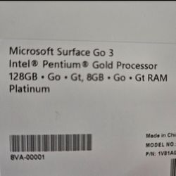 Microsoft Surface Go 3 - 8GB Ram, 128GB Storage 