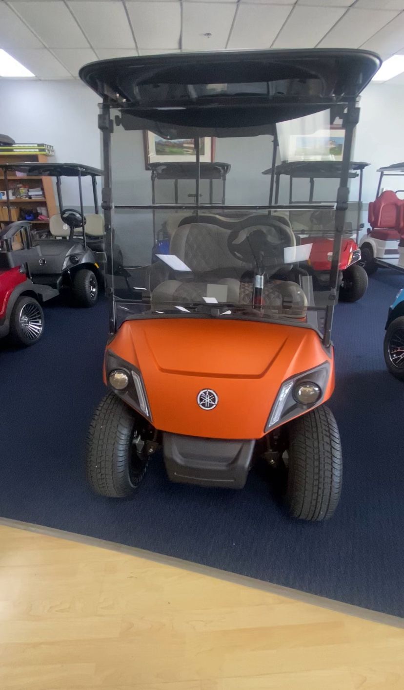 Yamaha Drive 2 - Orange Golf Cart