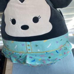 Squishmallow Disney Minnie Mouse New Year Kellytoy Plush 14” NWT Limited Edition