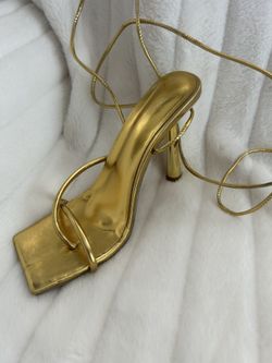 Women’s Elegant Square toe Ankle Strap Stilettos 
