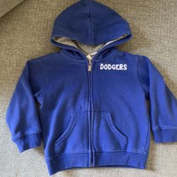 Baby Dodgers Zip Up Sweater ( Size 24 Months)