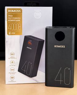 ROMOSS FAST CHARGING POWER BANK 40,000 mAh - BRAND NEW SEALED