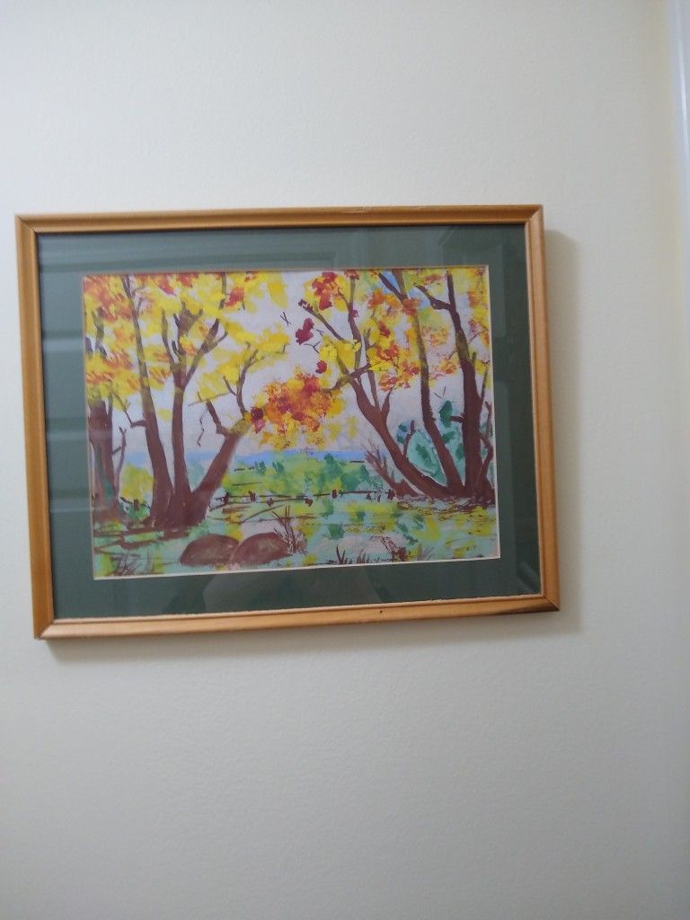 Beautiful Hand Painted Picture By Artist, Sophie Sutowski