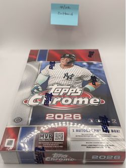 2026 Topps Chrome Baseball HOBBY Last Box
