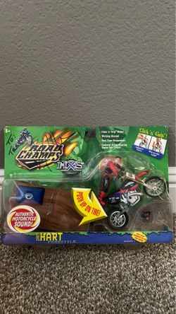 SIGNED Carey Hart Road Champs Action Figure