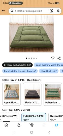 full size japanese floor mattress