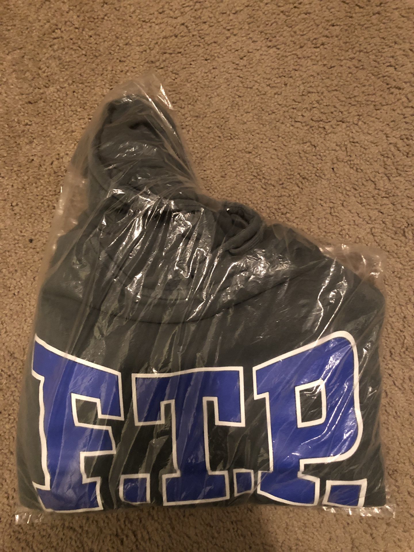 FTP Over Dyed Logo Hoodie Sweatshirt Fuck The Population