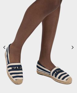 New Marc Jacobs The Striped Canvas Espadrilles in size 9 (39)